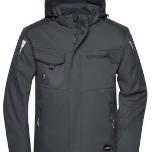 Workwear Winter Softshell Jacke / black edition